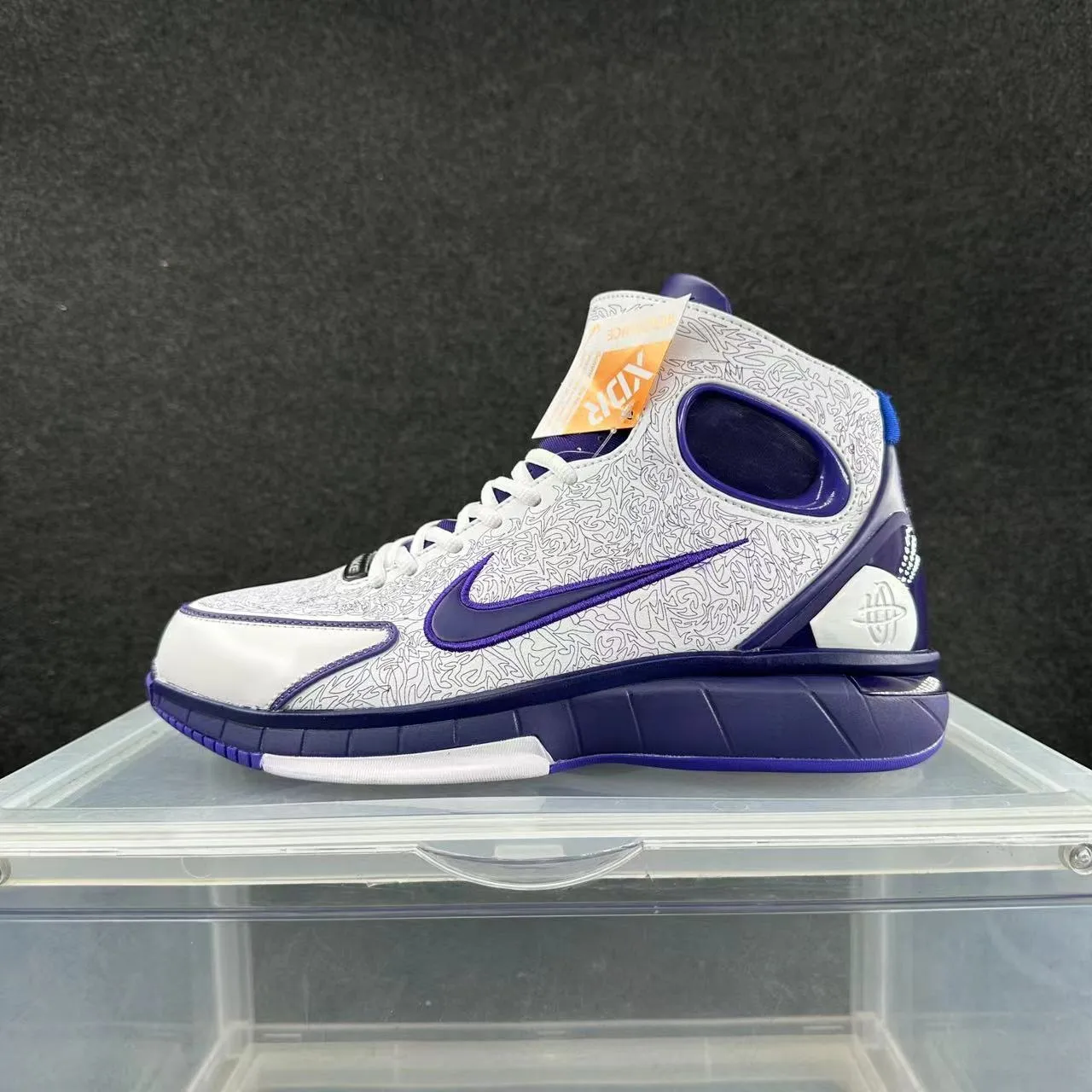 Nike Hyperdunk White Purple Blue Basketball Shoes 2