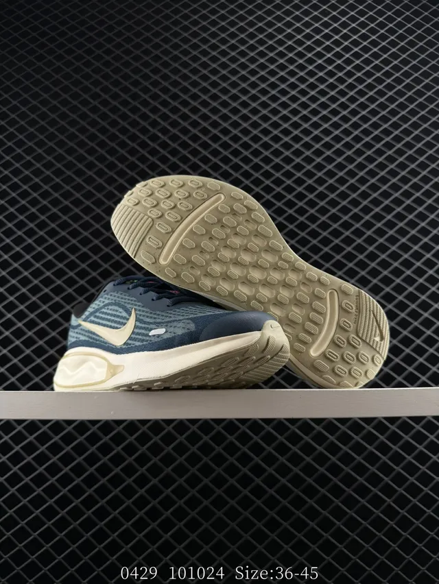 Nike Journey Run Navy and Beige Running Shoes 2