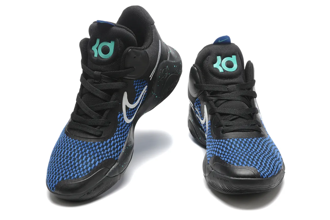 Nike KD Gray Black Knit Mesh Upper Gum Rubber Outsole Basketball Shoes 19