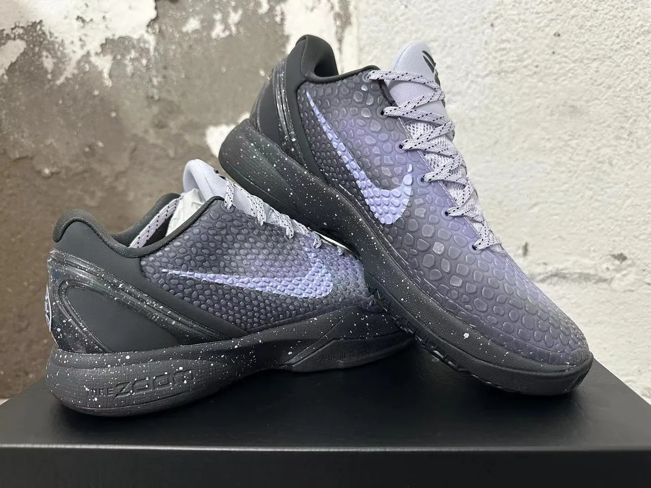 Nike Kobe 6 Black Purple Gradient Basketball Shoes 5