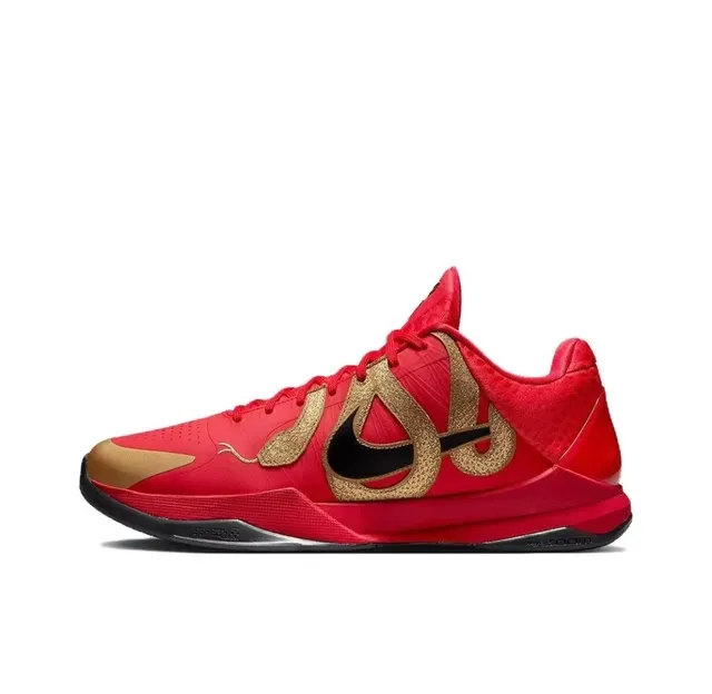 Nike Kobe Basketball Shoe Red Gold Black Basketball Shoes 2