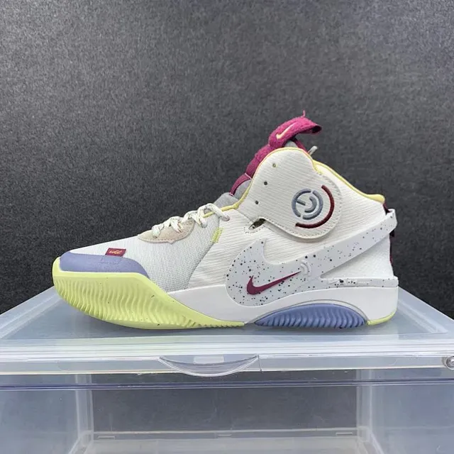 Nike Kyrie Infinity White Pink Speckled High-Top Basketball Shoes 2