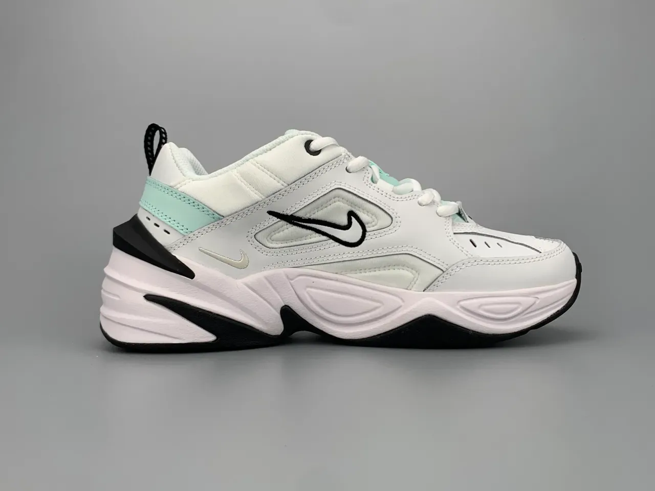 Nike M2K Tekno White Mint Green Chunky Sneakers 10