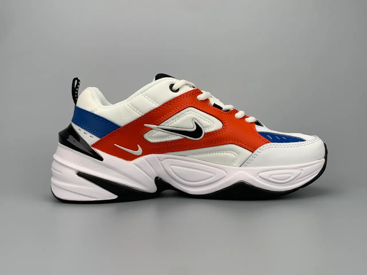 Nike M2K Tekno White Orange Blue Chunky Sneakers 2