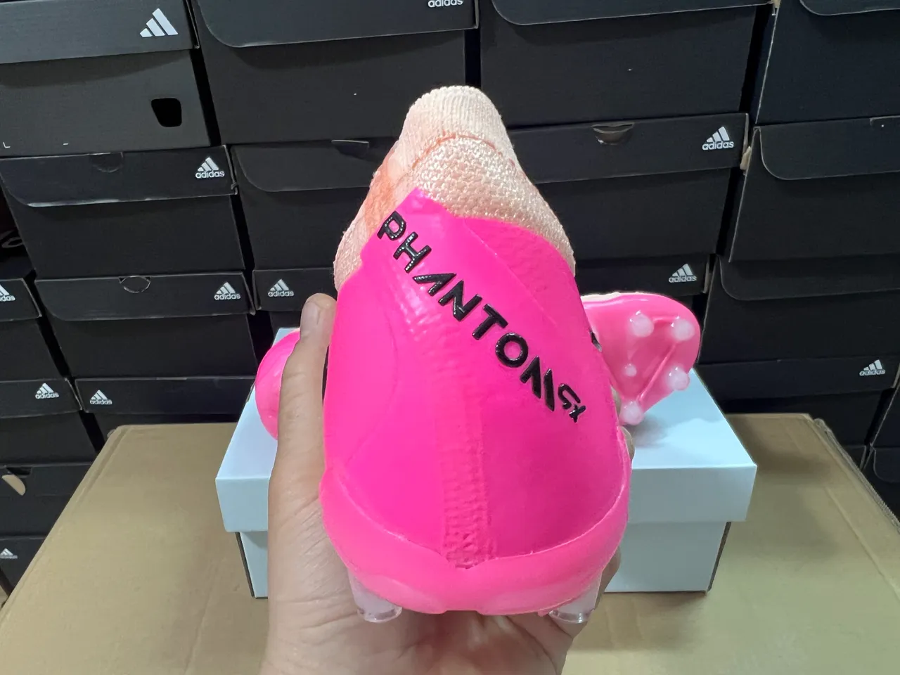 Nike Mercurial Soccer Cleats Peach Pink Gradient Firm-Ground Soccer Shoes 9