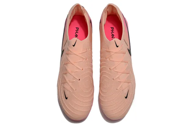 Nike Mercurial Soccer Cleats Peach Pink Gradient Firm-Ground Soccer Shoes 11