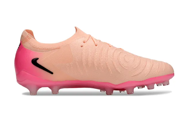 Nike Mercurial Soccer Cleats Peach Pink Gradient Firm-Ground Soccer Shoes 16