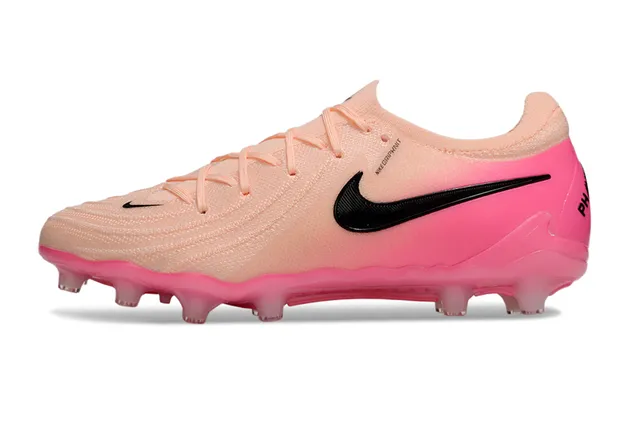 Nike Mercurial Soccer Cleats Peach Pink Gradient Firm-Ground Soccer Shoes 17
