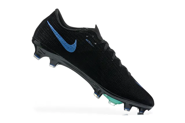 Nike Mercurial Superfly Flyknit Ultra Black Blue Green Firm-Ground Soccer Shoes 3