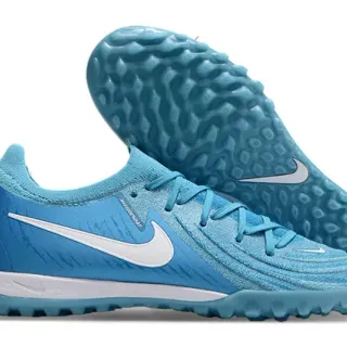 Nike Mercurial Turf Light Blue White Turf Soccer Shoes