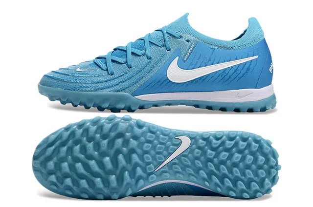 Nike Mercurial Turf Light Blue White Turf Soccer Shoes 5