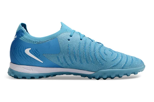 Nike Mercurial Turf Light Blue White Turf Soccer Shoes 7