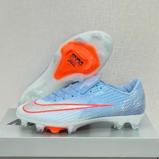 Nike Mercurial Vapor Blue Orange Flyweave Upper Air Zoom Heel Unit Firm-Ground Soccer Shoes