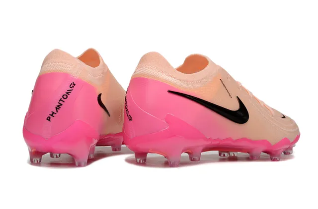 Nike Mercurial Vapor Pink Beige Low-Cut Knit Upper Asymmetrical Lacing Firm-Ground Soccer Shoes 5