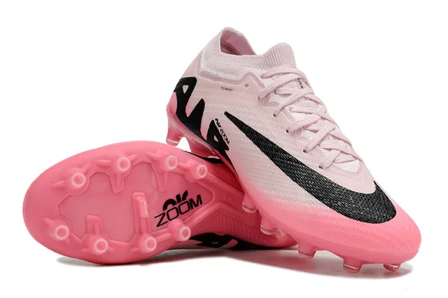 Nike Mercurial Vapor Pink Gradient Flyknit Firm-Ground Soccer Shoes 2
