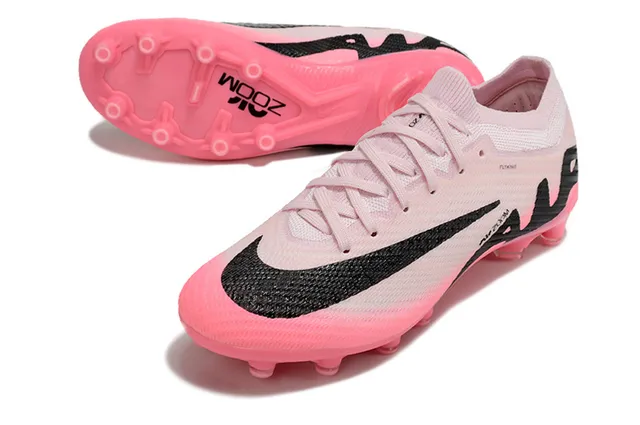 Nike Mercurial Vapor Pink Gradient Flyknit Firm-Ground Soccer Shoes 3