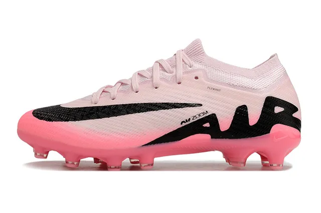 Nike Mercurial Vapor Pink Gradient Flyknit Firm-Ground Soccer Shoes 6