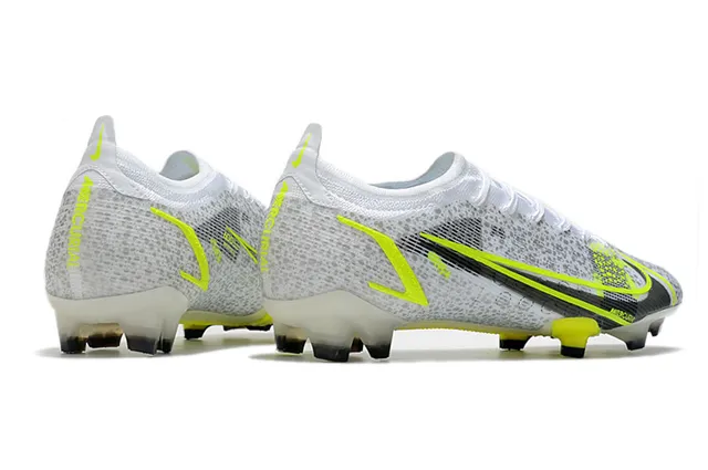 Nike Mercurial White Volt Black Firm-Ground Sapatos de futebol 9