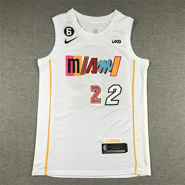Nike Miami Heat City Edition قميص كرة السلة أبيض 2
