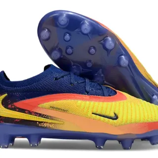 Nike Multicolor Knit Upper Color-Blocked Firm-Ground Soccer Shoes