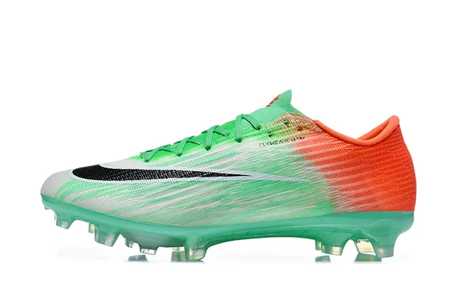Nike Multicolor Low-Cut Sock-Fit Collar Firm-Ground Soccer Shoes 10