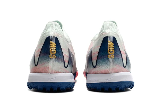 Nike Multicolor Navy Knit Upper Gradient Color Fade Turf Soccer Shoes 4