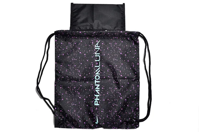 Nike Orange Black Drawstring Closure Sack-Style Silhouette Bucket Bag 2