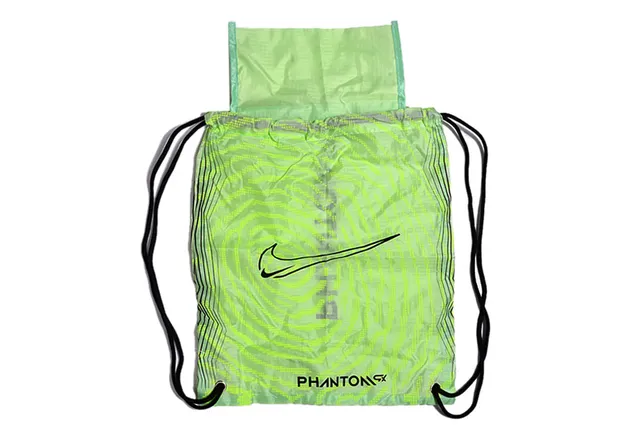 Nike Orange Black Drawstring Closure Sack-Style Silhouette Bucket Bag 24