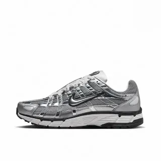 Nike P-6000 Metallic Silver Black Lifestyle Sneakers