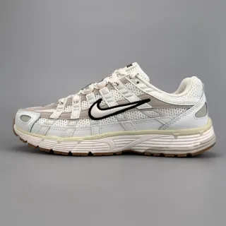 Nike P-6000 White and Gray Lifestyle Sneakers