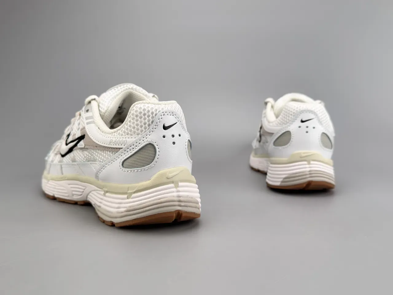 Nike P-6000 White and Gray Lifestyle Sneakers 6