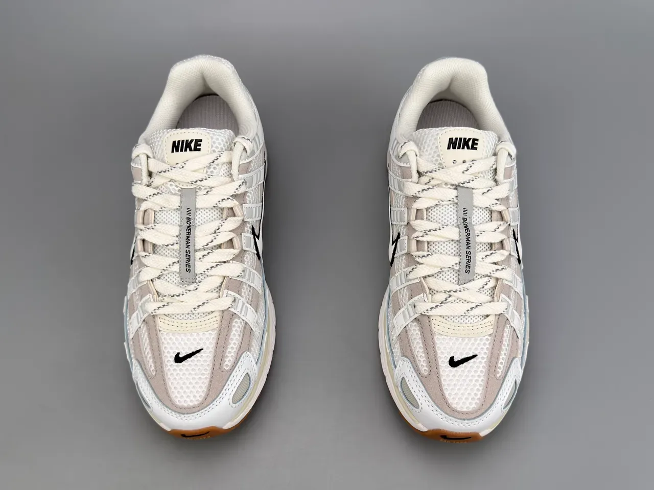 Nike P-6000 White and Gray Lifestyle Sneakers 9