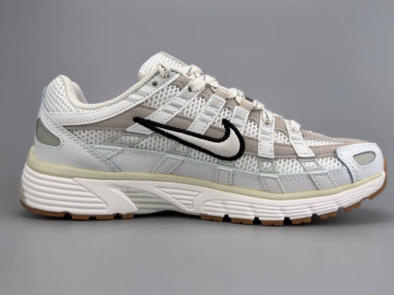 Nike P-6000 White and Gray Lifestyle Sneakers 10