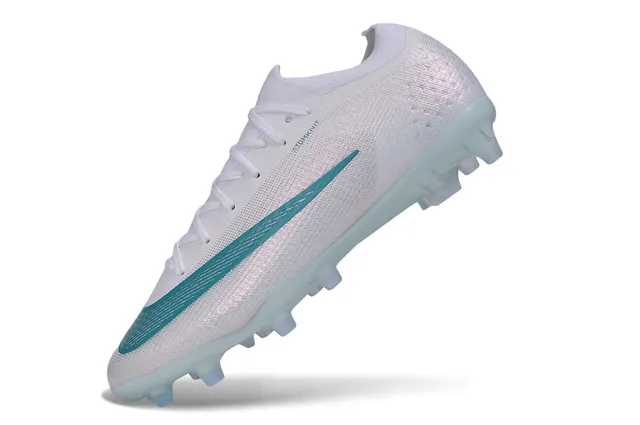 Nike Phantom GT Atomknit White Turquoise Firm-Ground Soccer Shoes 3