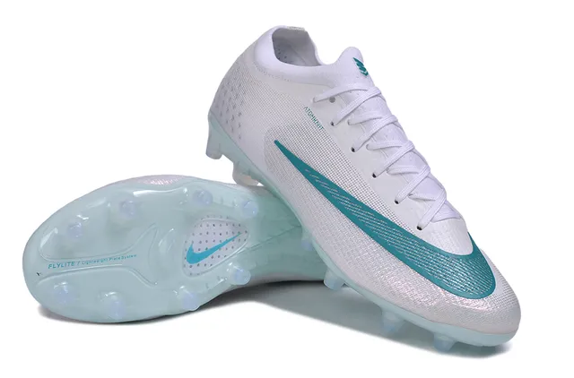 Nike Phantom GT Atomknit White Turquoise Firm-Ground Soccer Shoes 4