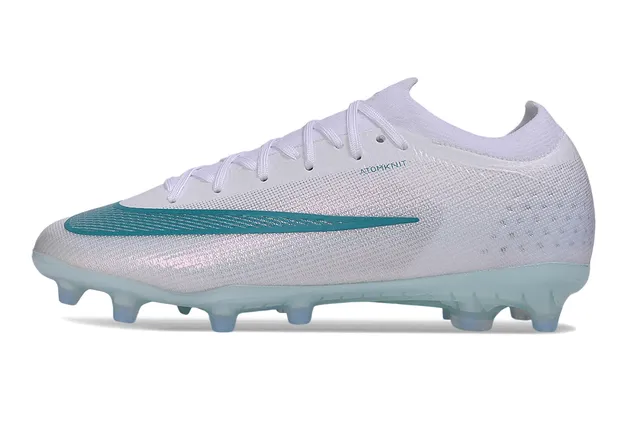 Nike Phantom GT Atomknit White Turquoise Firm-Ground Soccer Shoes 7
