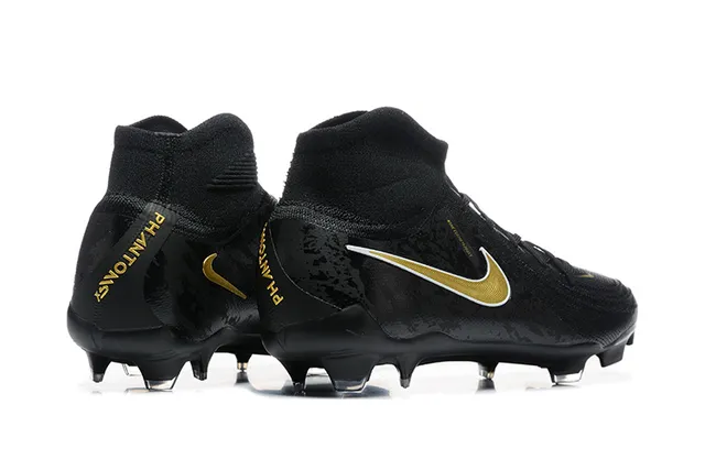 Nike Phantom GT Black and Gold Firm-Ground Soccer Shoes 2