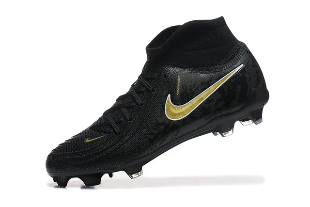 Nike Phantom GT Black and Gold Firm-Ground Soccer Shoes 5