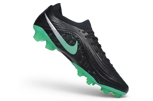 Nike Phantom GT Black Green Gradient Firm-Ground Soccer Shoes 2
