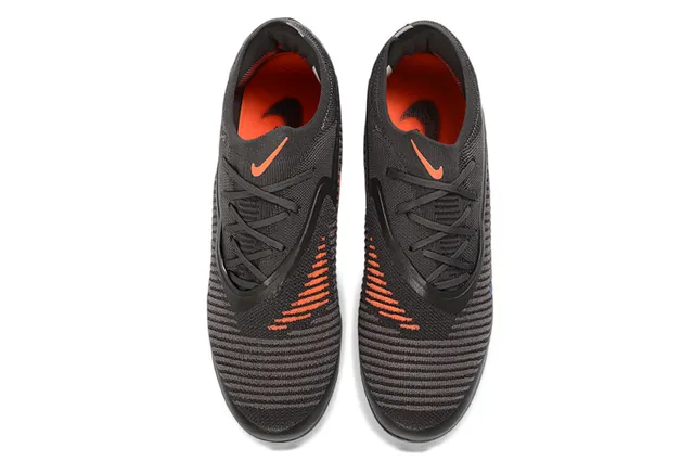 Nike Phantom GT Black Iridescent Green Firm-Ground Soccer Shoes 11