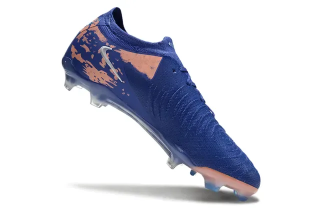 Nike Phantom GT أزرق وكورال تريكو مشقق Firm-Ground حذاء كرة القدم 2