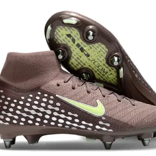 Nike Phantom GT বাদামি লাইম গ্রিন Wave-Overlay Firm-Ground সকার শোজ