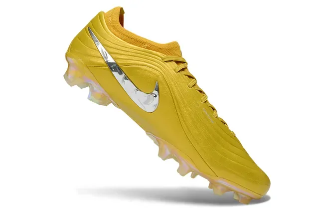 Nike Phantom GT Or Argent Métallique Synthétique Supérieur Réfléchissant Swoosh Chaussures de football Firm-Ground 2