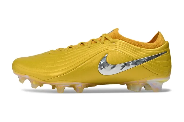 Nike Phantom GT Or Argent Métallique Synthétique Supérieur Réfléchissant Swoosh Chaussures de football Firm-Ground 7