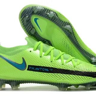 Nike Phantom GT Neon Green Firm-Ground Soccer Shoes