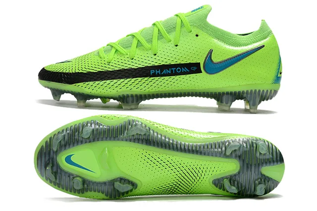 Nike Phantom GT Neon Green Firm-Ground Soccer Shoes 2