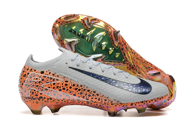 Nike Phantom GT Orange Multicolor chaussures de football à empeine basse style chaussette pour terrain ferme 1