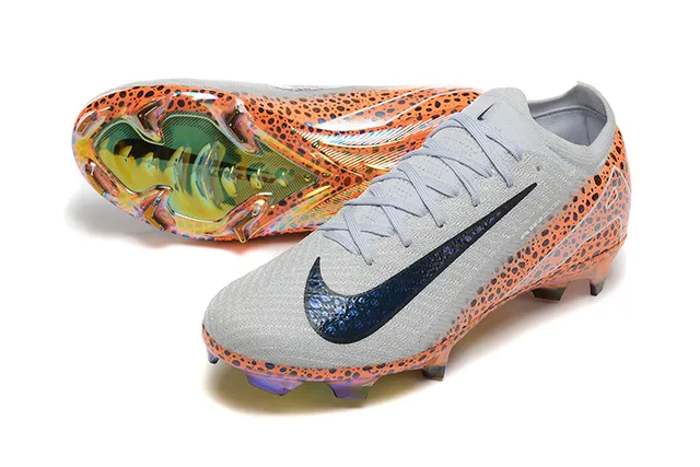 Nike Phantom GT Orange Multicolor chaussures de football à empeine basse style chaussette pour terrain ferme 7