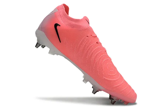 Nike Phantom GT Pink Black Low-Cut Knit Upper Firm-Ground sapatos de futebol 2