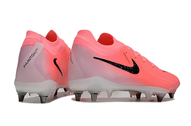 Nike Phantom GT Pink Black Low-Cut Knit Upper Firm-Ground sapatos de futebol 5